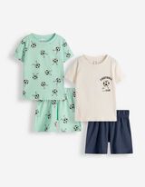 Pyjama set van shirt en shorts - Set van 2 - brons