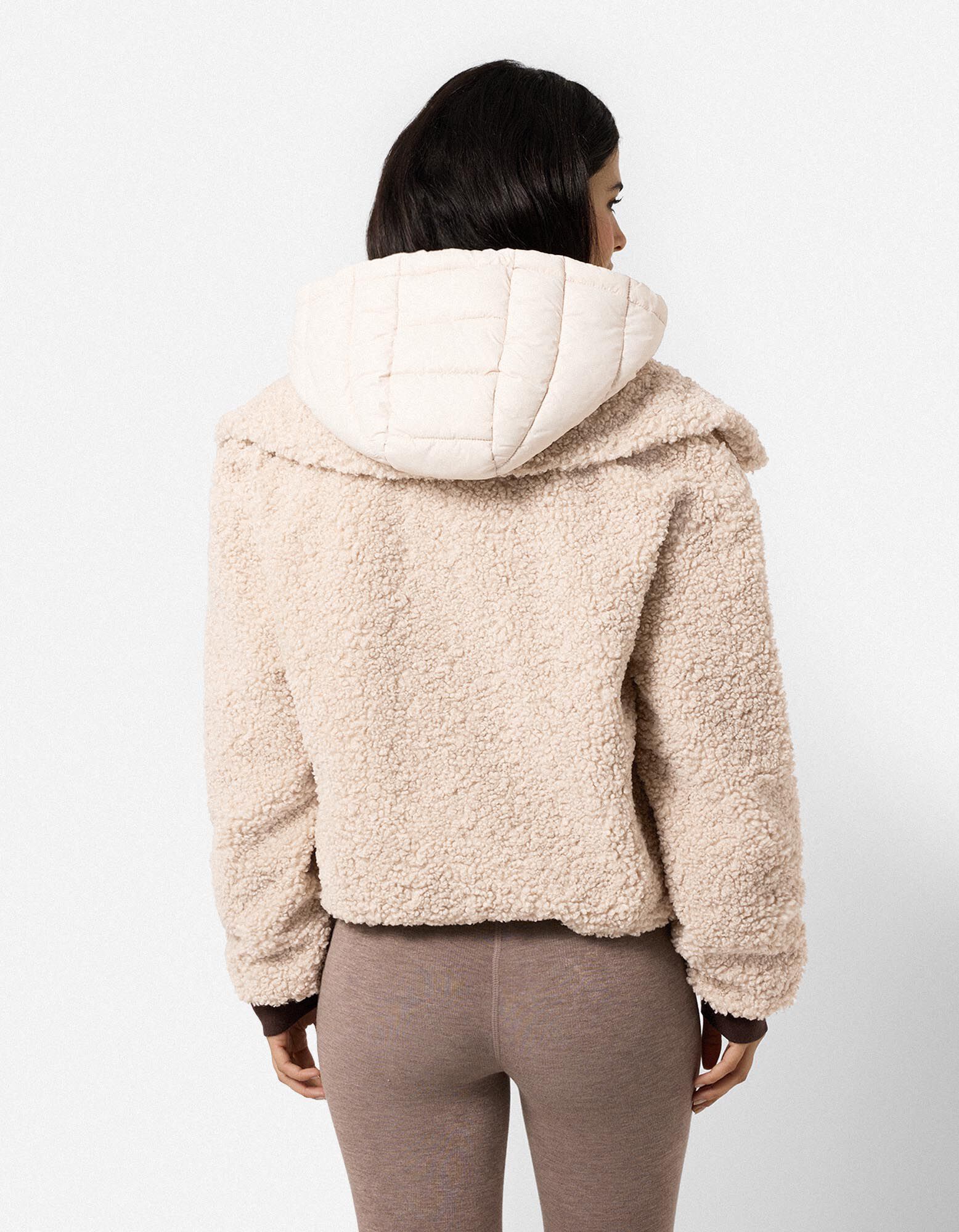 Veste - Capuche amovible - beige