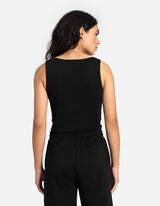 Top - Zmes bavlny - cierna