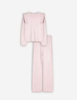 Set maglia + pantaloni - Lurex - rosa