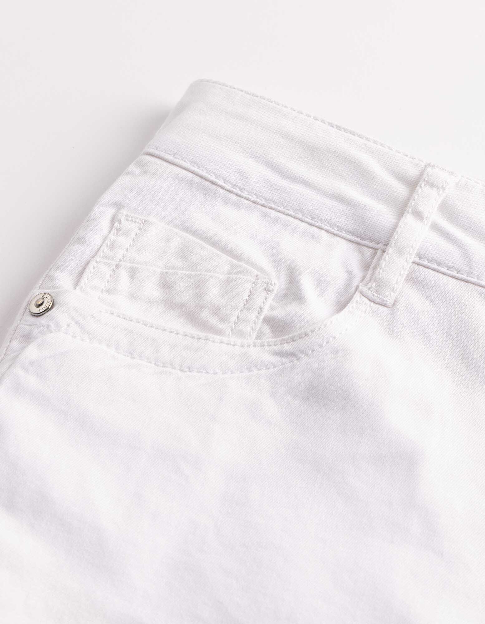 Caprihose - Twill - wei&szlig;