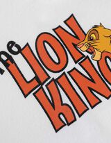 Sada obsahující tričko, kalhoty a bryndák - Lví král - bílá