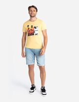 Tricou - Imprimeu - Galben deschis