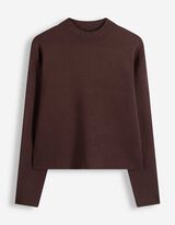 Pullover - Rollkragen - Dunkelbraun