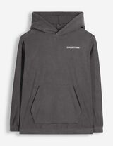 Fleecepullover - Oversized Fit - Dunkelgrau