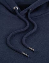 Hoodie - Baumwoll-Mix - dunkelblau