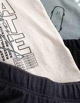 pidžama set od majice i &scaron;ortsa - 2 u pakovanju - bronza