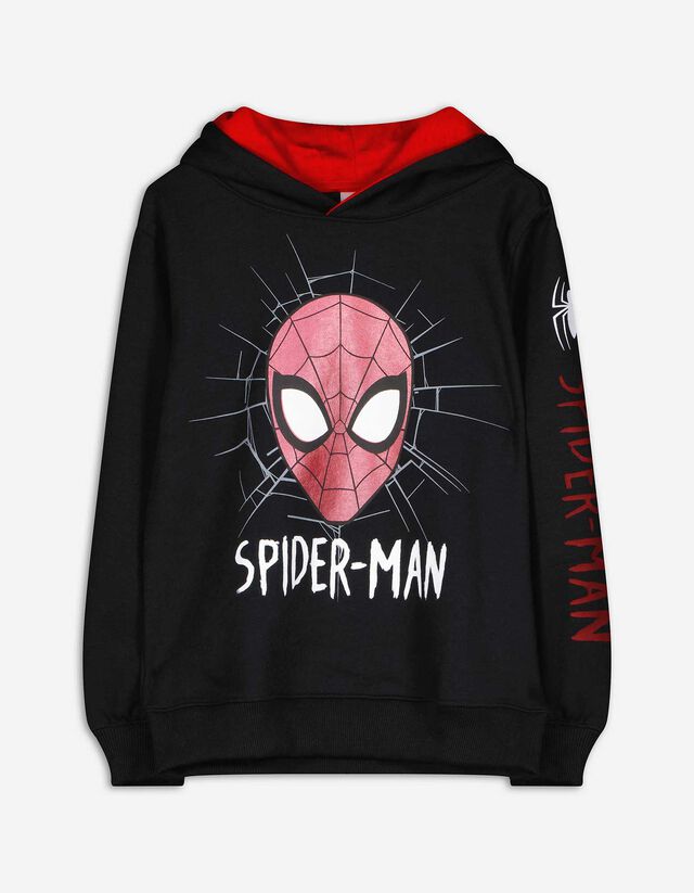 Felpa con cappuccio - Spiderman - nero