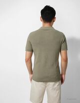 Polo mar&scaron;kinėliai - Polo apykaklė - tamsiai zalias