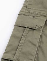 Cargoshorts - G&uuml;rtel - gr&uuml;n