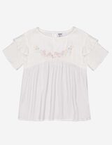 Mädchen Shirt - Stickereien   
