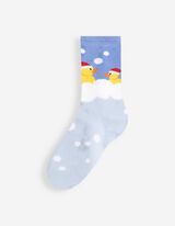Socken - gemustert - blau