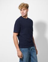 T-shirt - Breigoed - donkerblauw