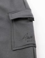 Set aus Sweatshirt und Hose - Color-Blocking - Off-White