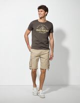 T-s&auml;rk - tr&uuml;kis - helepruun