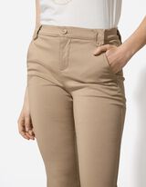 Pantaloni - Gamba larga - beige