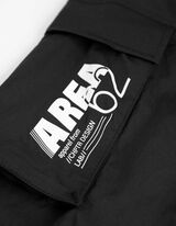 Pantaloni cargo - nylon - nero