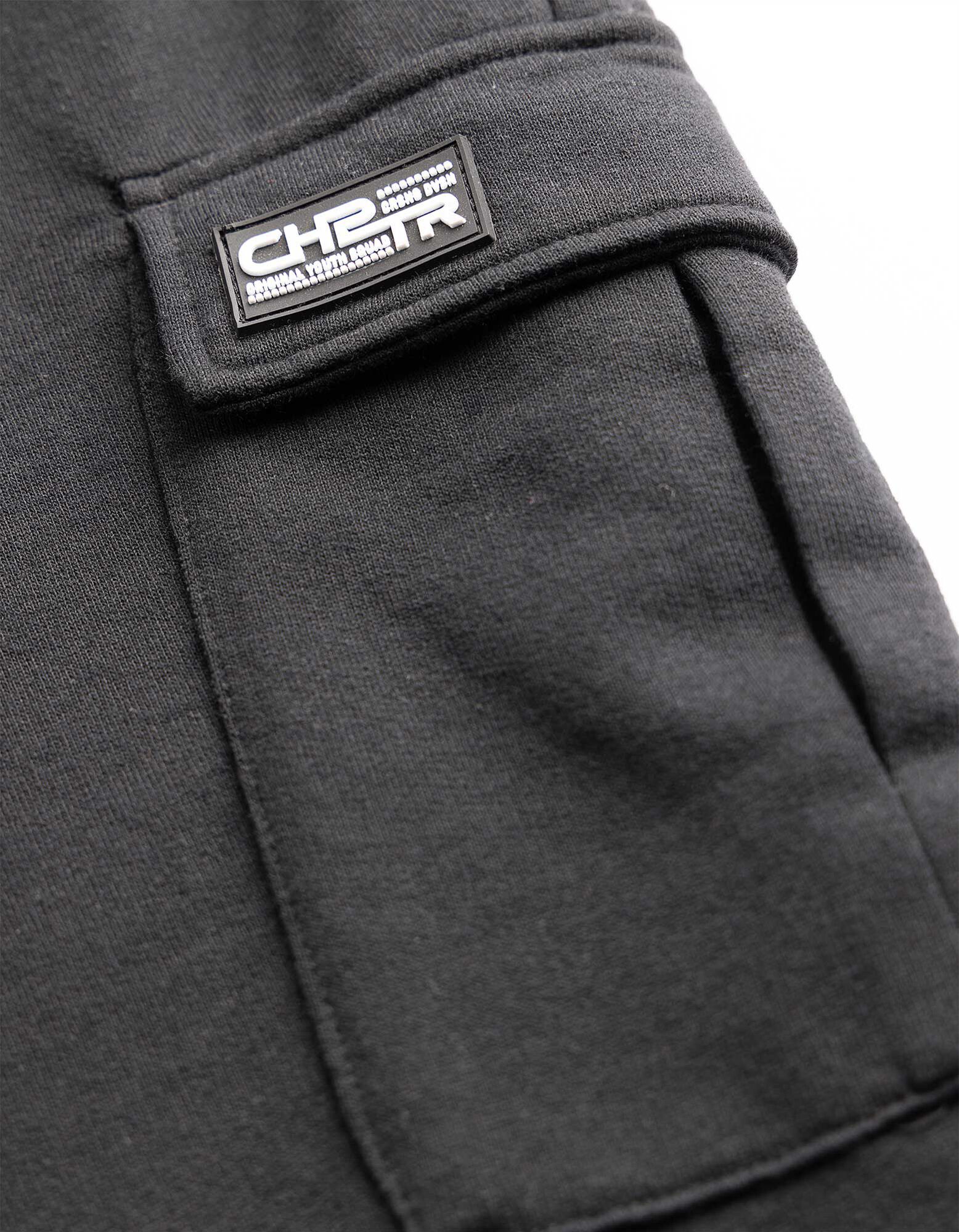 Short cargo - Molleton - Noir