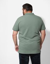 Poloshirt - einfarbig - dunkelgrün