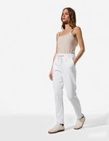 Pantalon - Coupe Regular Fit - blanc