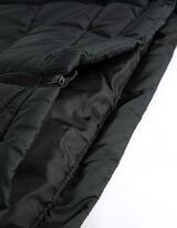 Steppelt mellény - Levehető kapucni - sötétzöld