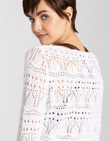 Strickjacke - Lochstrick