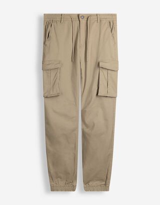 Cargohose - Twill - Beige