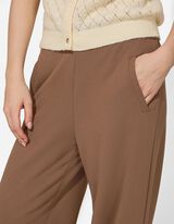 Hose - Elastischer Bund - braun