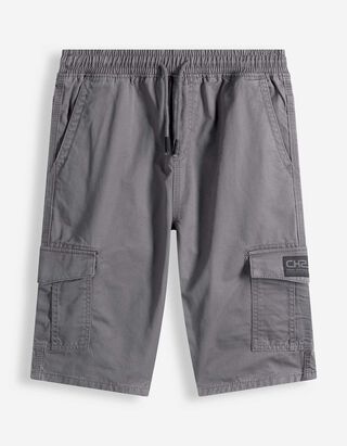 Cargoshorts - Twill - dunkelgrau