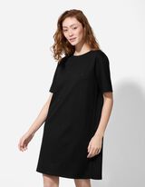 sukienka - ozdobne kamyki - czarny