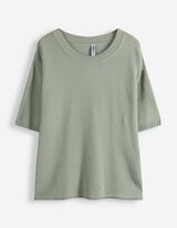 Pullover - Baumwolle - t&uuml;rkis