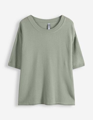 Pullover - Baumwolle - t&uuml;rkis