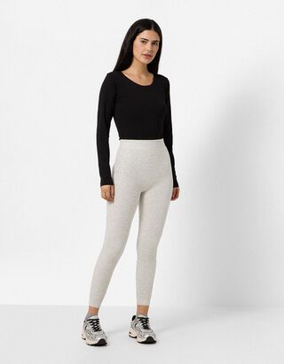 Leggings - Thermoeffekt - Hellgrau