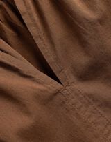 Blusenshirt - einfarbig - braun