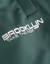 Jogginghose - Kontraststreifen - dunkelgrün