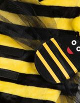 Kost&yacute;m - včela - Kapuce - cern&aacute;