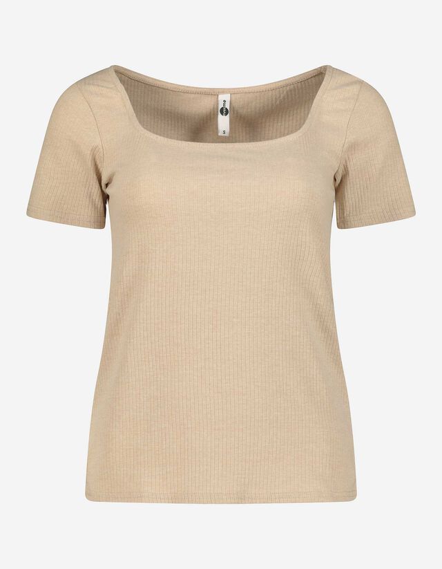 Damen T-Shirt - Eckiger Ausschnitt