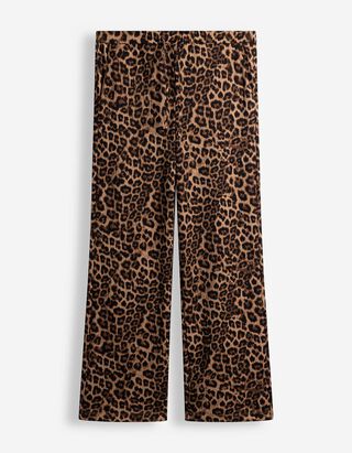 Hose - Leopardenmuster - Braun