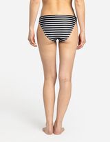 Slip de bikini - Polyester recyclé - Noir