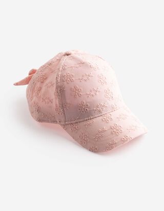 Basecap - Schleifenapplikation - rosa