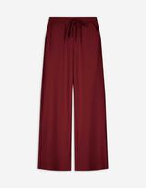 Pantaloni - Wide Fit - rosso scuro