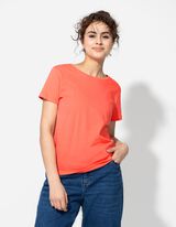 T-shirt - Scollo rotondo - rosso chiaro