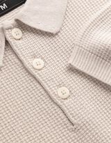 Poloshirt - Polo kraag - beige