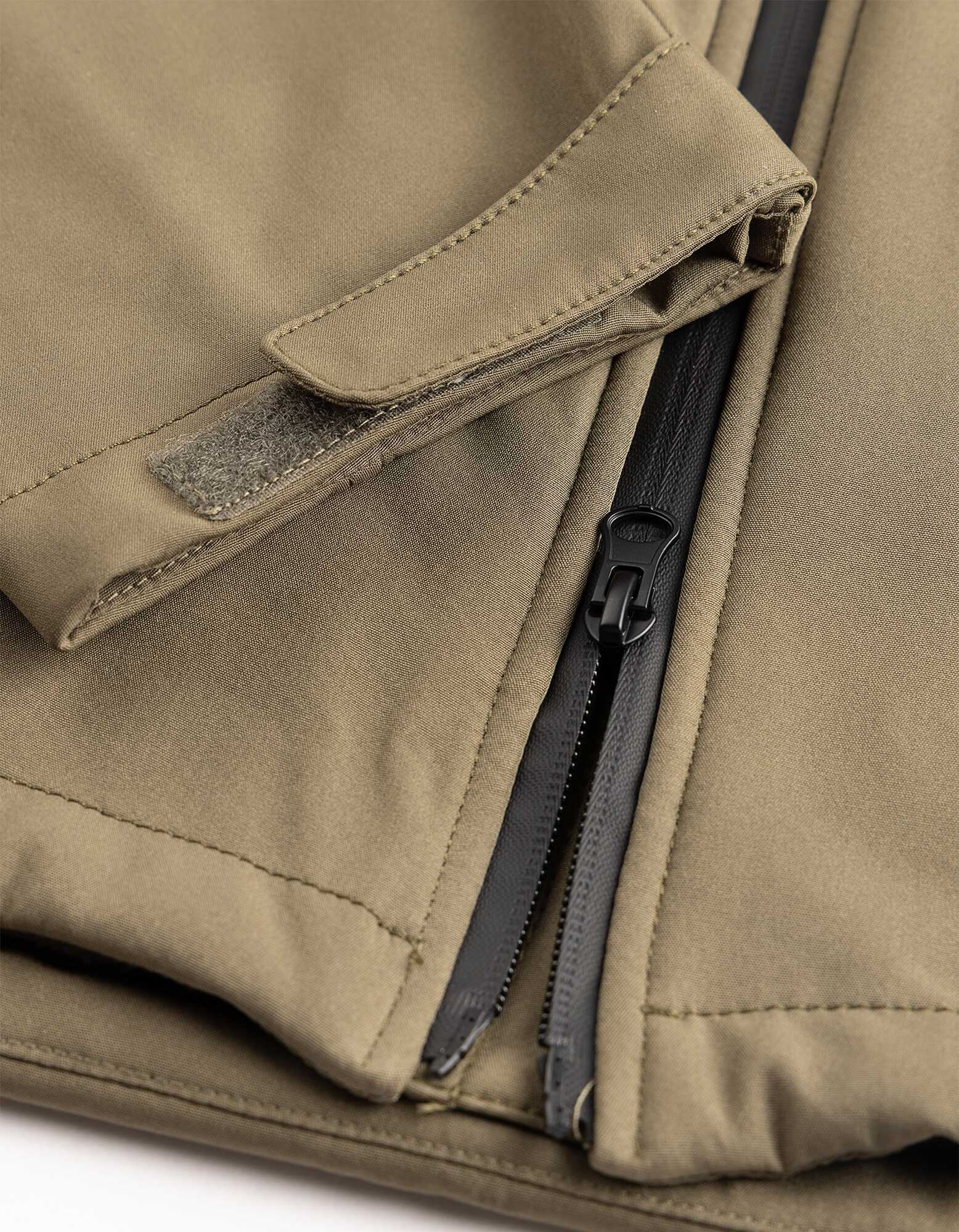 Parka - Aufgesetze Taschen - Khaki