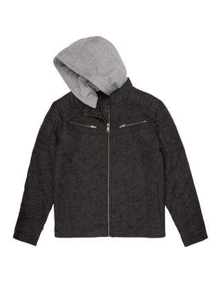 Herren Jacke in Lederoptik 