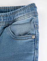 Cargo nohavice - Straight Fit - svetlomodra