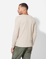 Bluză de corp cu mânecă lungă - Regular Fit - Alb