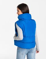 Prešívaná vesta - Vetruvzdorný - tmavomodra