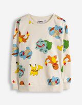 Sweatshirt - Pok&eacute;mon - wei&szlig;