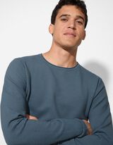 Pullover - Scollo rotondo - blu